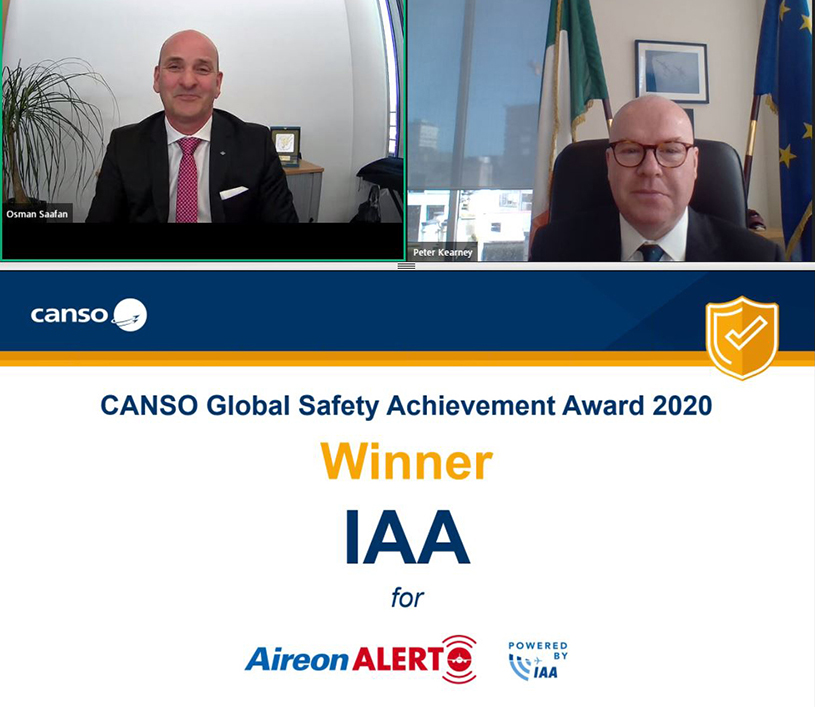 CANSO award acceptance IAA Chief Executive Mr. Peter Kearney - Copy CANSO award acceptance IAA Chief Executive Mr. Peter Kearney - Copy